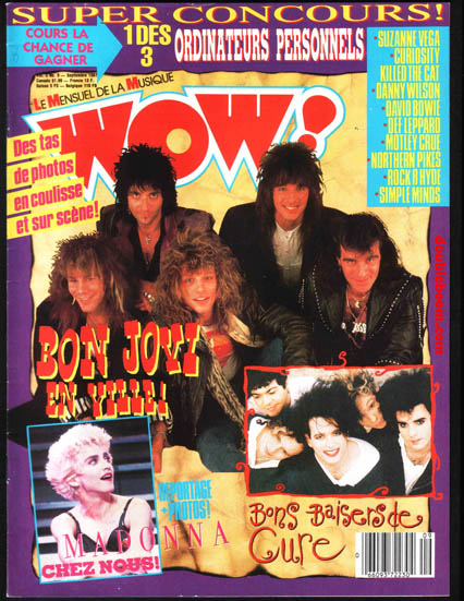 WOW Septembre 1987 - Bon Jovi